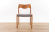 Niels Otto Møller Model 71 Teak Dining Chair  - (D1661)