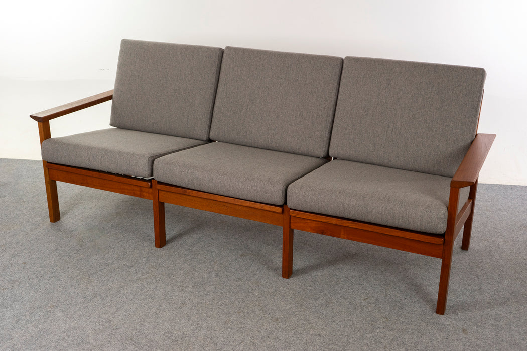 Teak Danish Sofa - (D1049)
