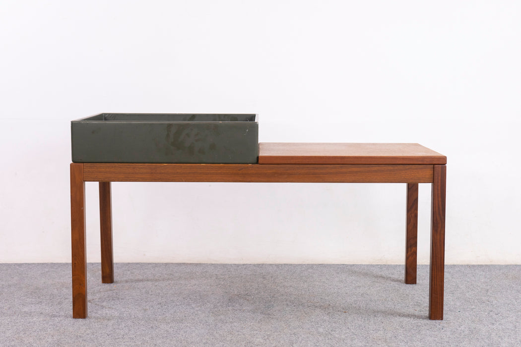 Swedish Mid-Century Teak Flower Table - (326-043)