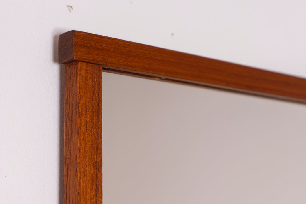 Teak Danish Mirror - (326-142.3)