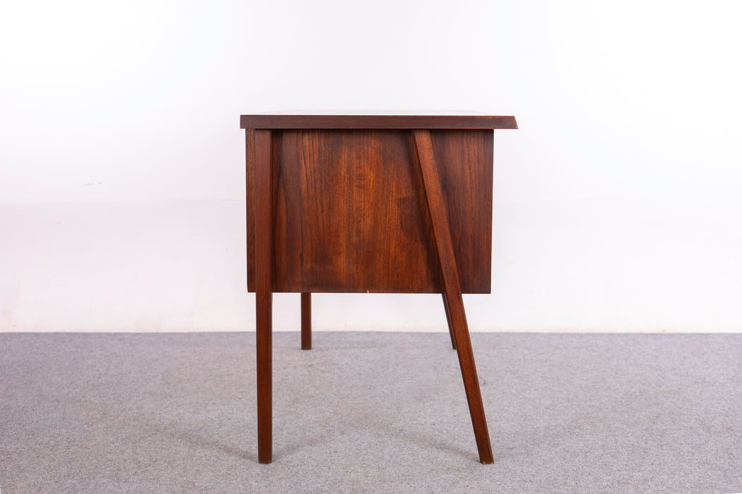 Danish Modern Teak Writing Desk - (326-036)