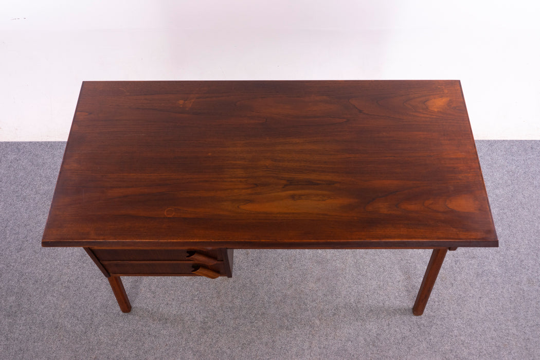 Danish Modern Teak Writing Desk - (326-036)