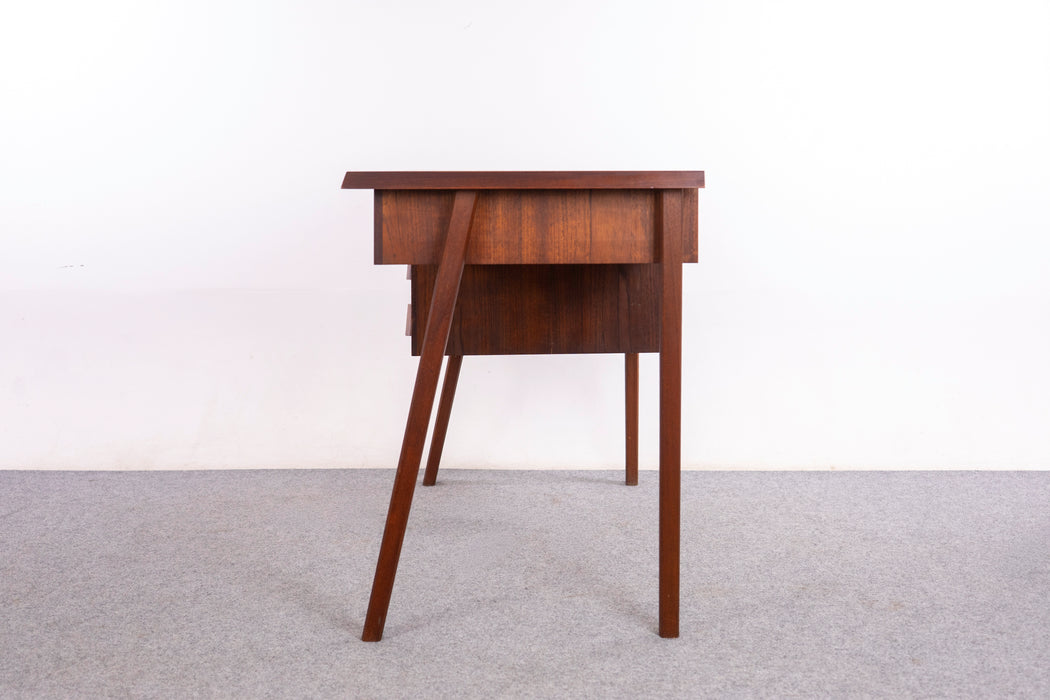 Danish Modern Teak Writing Desk - (326-036)