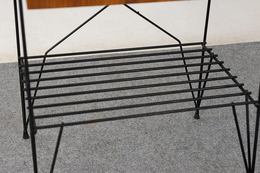 Teak & Metal Bedside Table - (324-168.16)