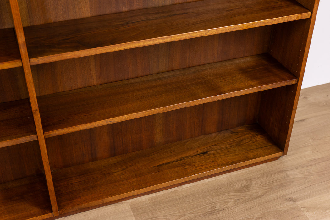 Danish Mid Century Walnut Bookcase - (310-194)