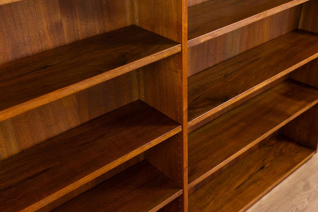 Danish Mid Century Walnut Bookcase - (310-194)