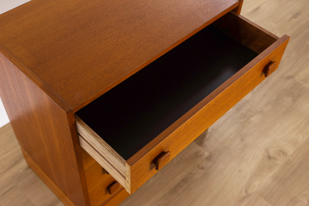 Danish Modern Teak Dresser by Domino Møbler - (D1562)
