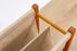 Danish Modern Teak and Canvas Magazine Rack - (D1533)