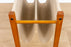 Danish Modern Teak and Canvas Magazine Rack - (D1533)