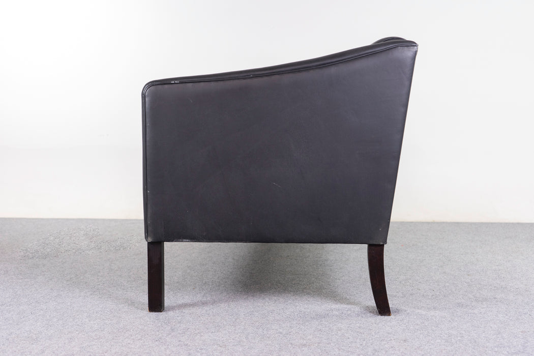 Leather Danish Sofa - (326-260)