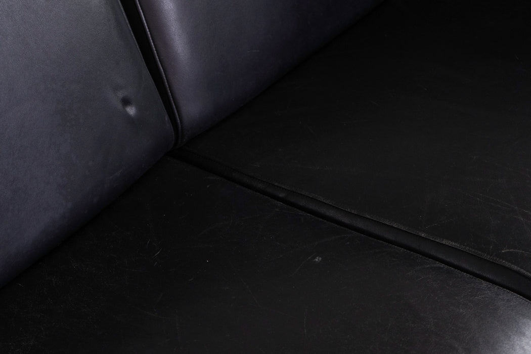 Leather Danish Sofa - (326-260)