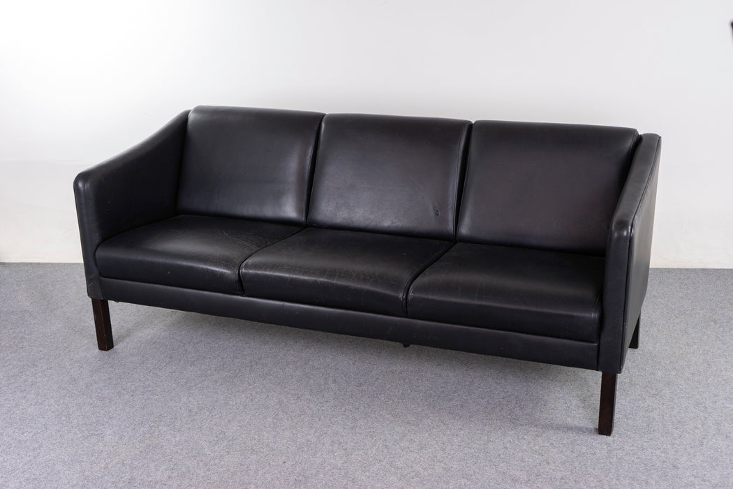 Leather Danish Sofa - (326-260)