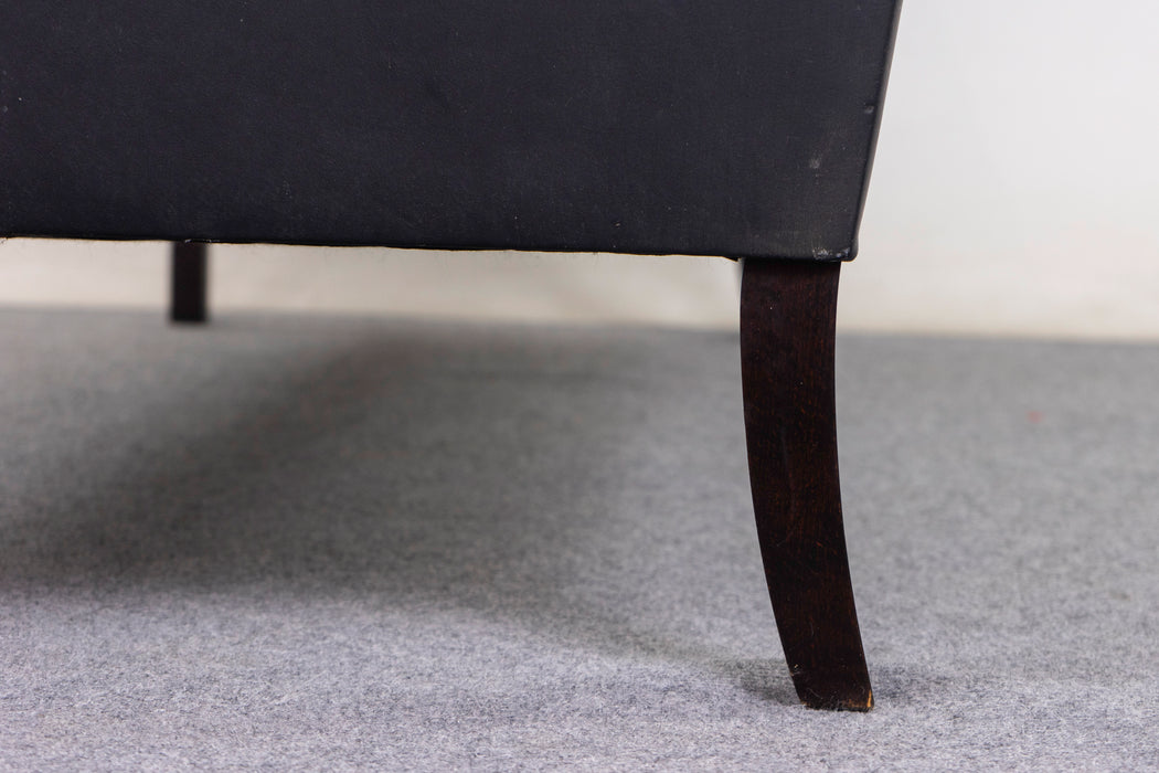 Leather Danish Sofa - (326-260)