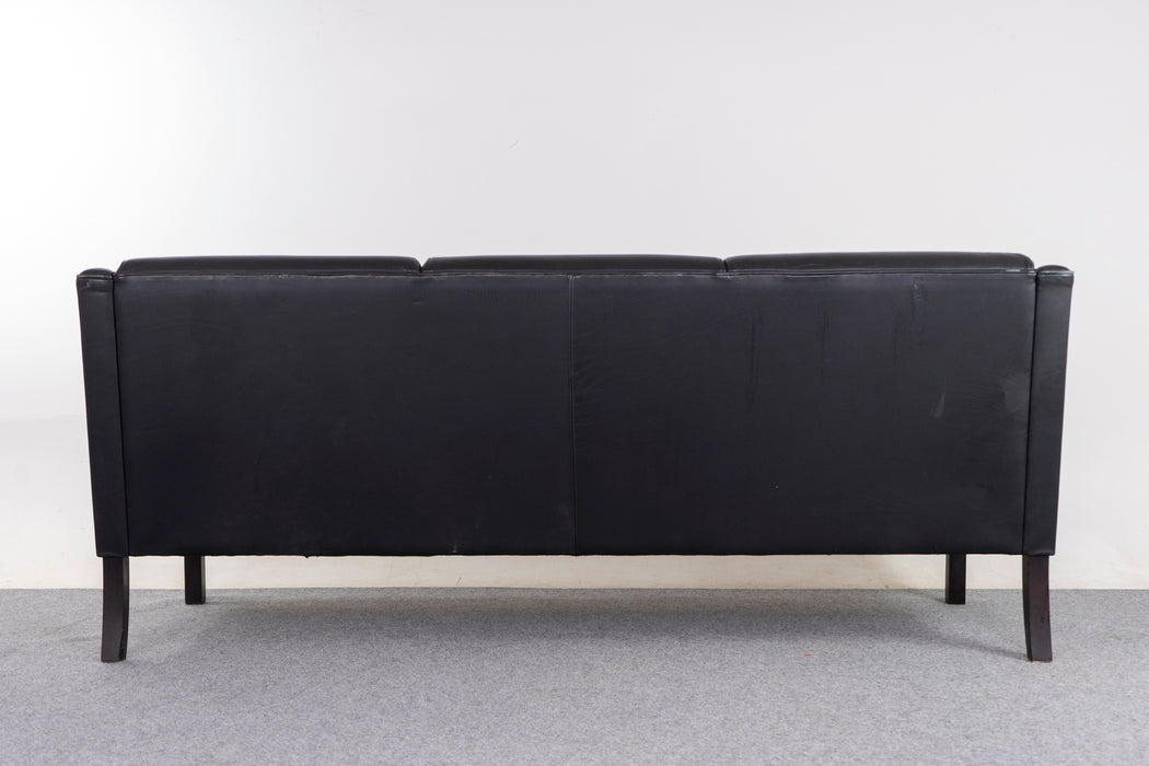 Leather Danish Sofa - (326-260)