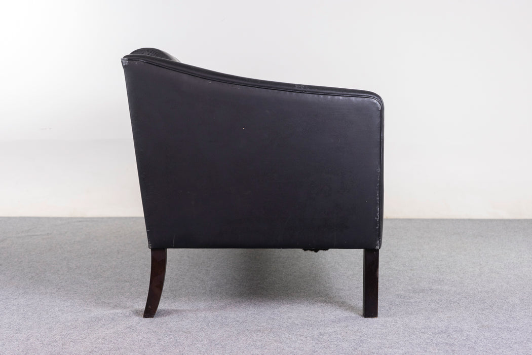 Leather Danish Sofa - (326-260)