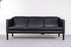 Leather Danish Sofa - (326-260)