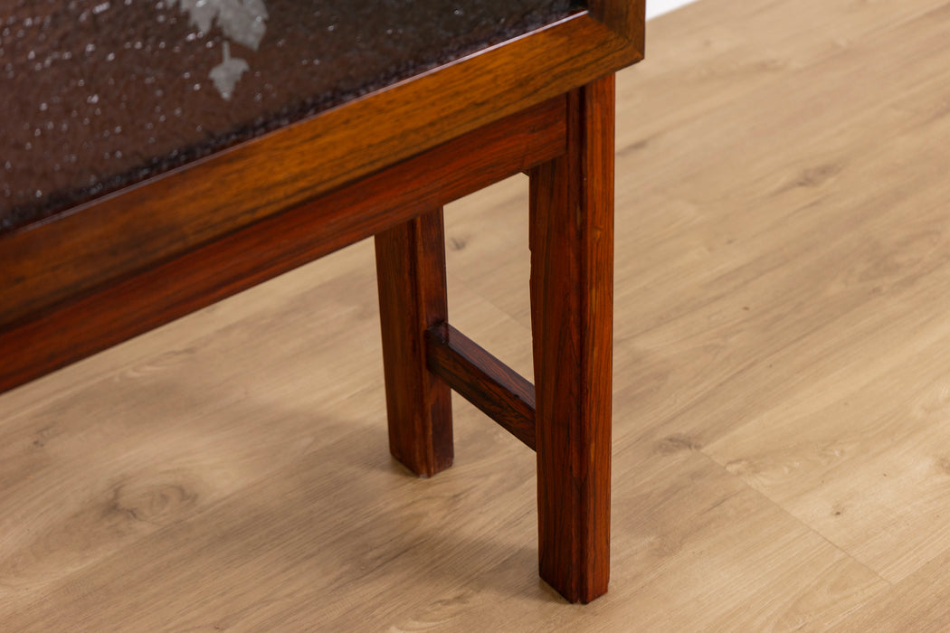 Danish Modern Rosewood & Glass Cabinet by Omann Jun - (325-113)