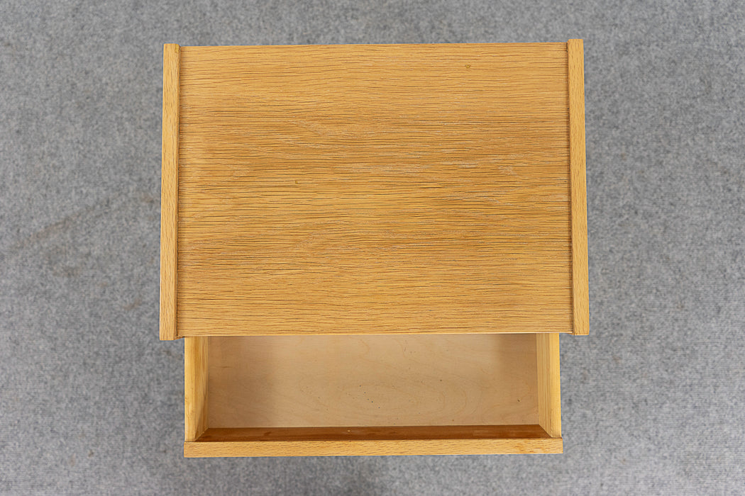 Oak & Tile Danish Bedside Table - (324-167.12)