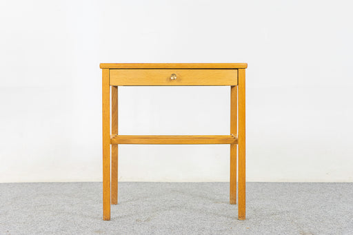 Danish Modern Oak Bedside Table - (324-353.9)