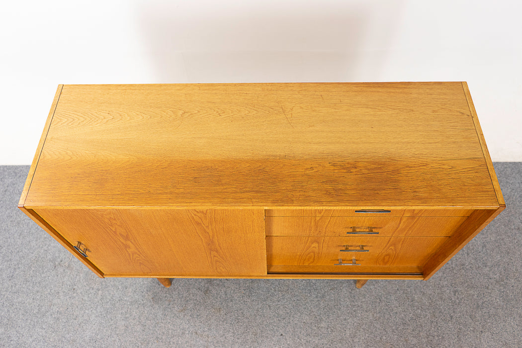 Mid-Century Modern Oak Cabinet - (321-331)