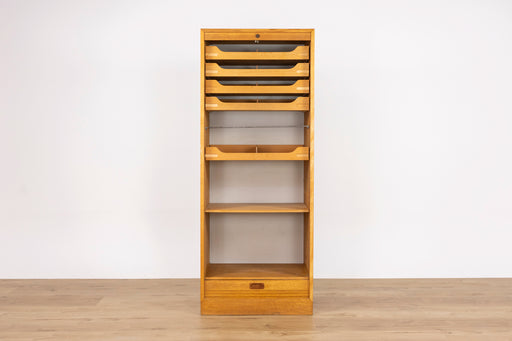 Danish Modern Oak File Cabinet - (325-134)