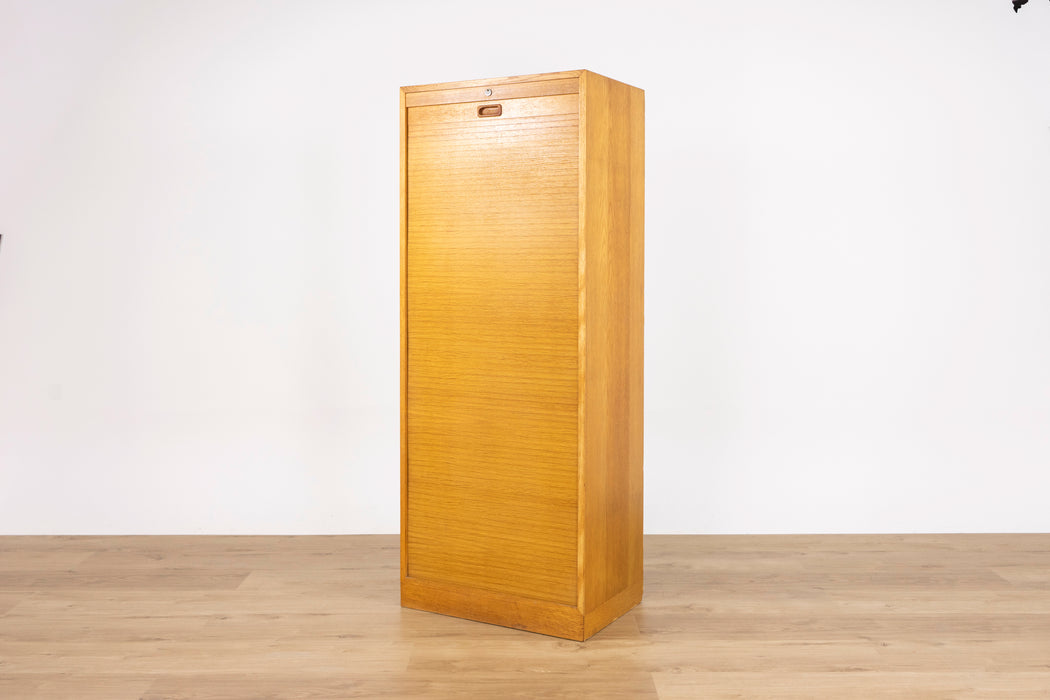 Danish Modern Oak File Cabinet - (325-134)