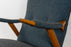 Danish Oak Lounge Chair - (324-147)