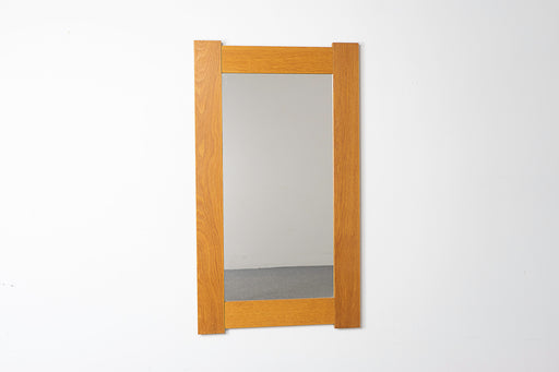 Mid-Century Modern Oak Mirror - (321-341.14)