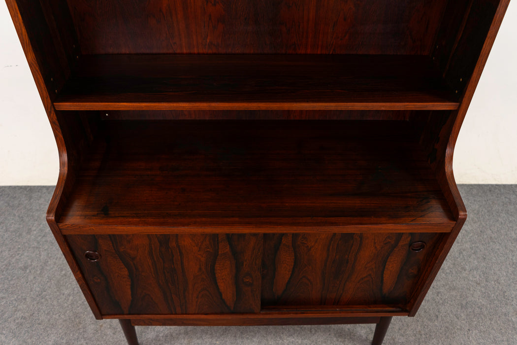 Rosewood Bookcase/Cabinet - (320-012)