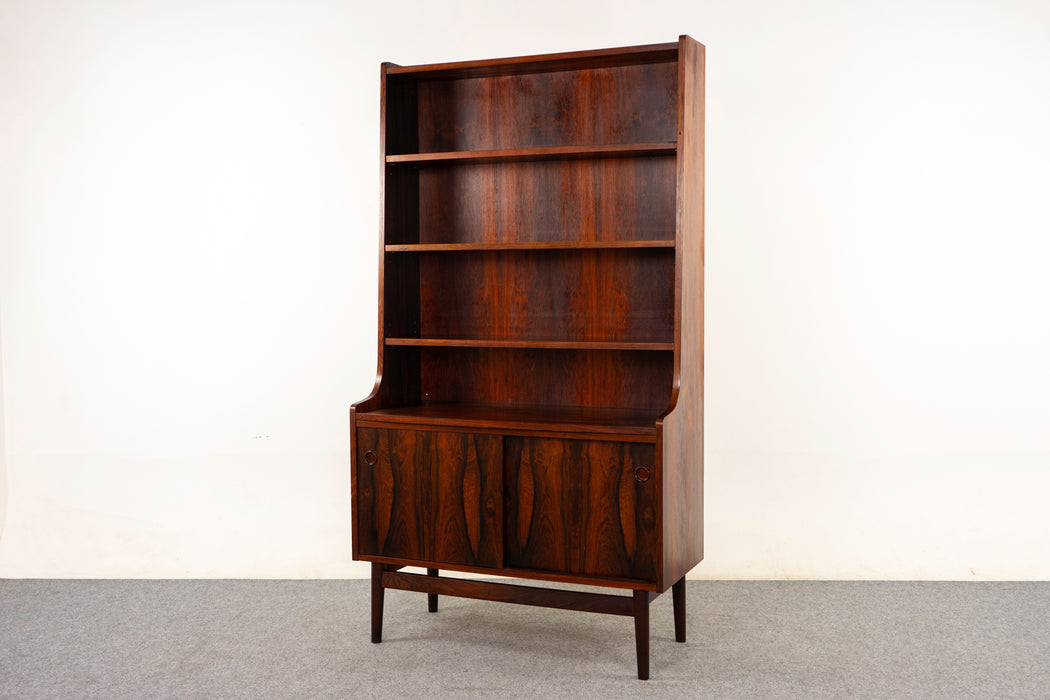 Rosewood Bookcase/Cabinet - (320-012)