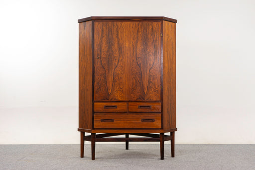 Rosewood Danish Corner Cabinet - (325-110)