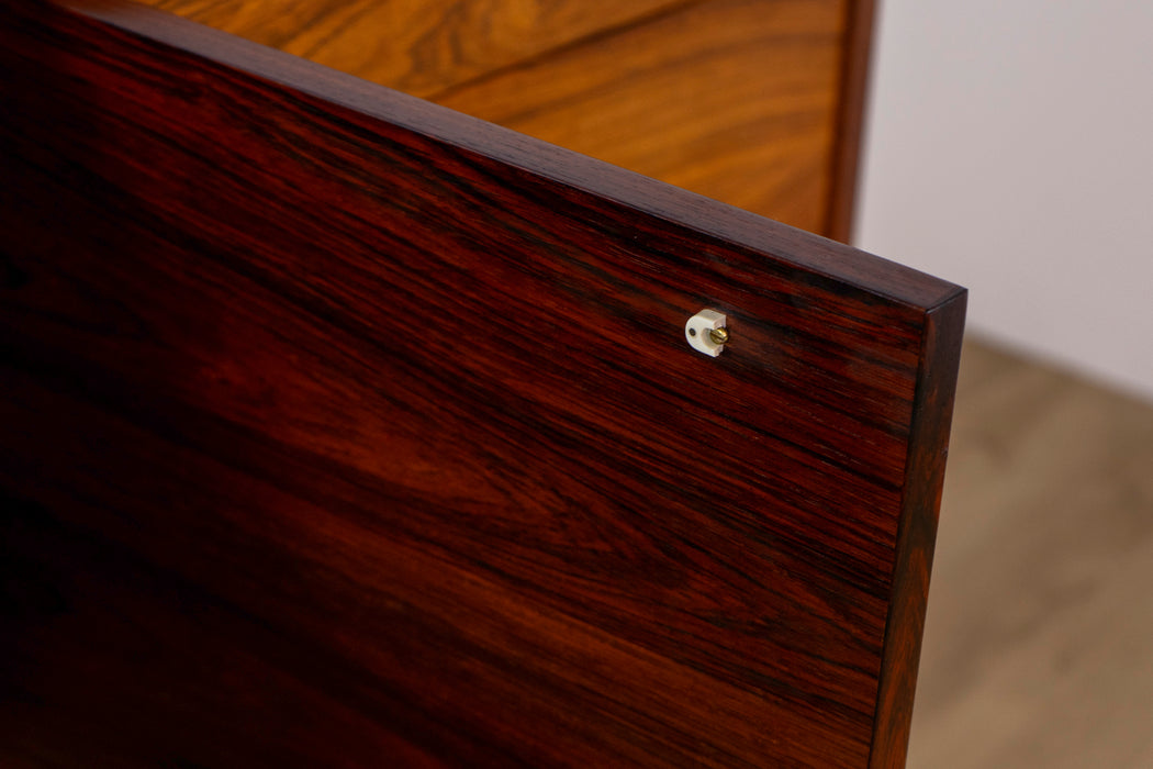 Danish Modern Rosewood Office Suite, Desk & Sideboard - (D1563)