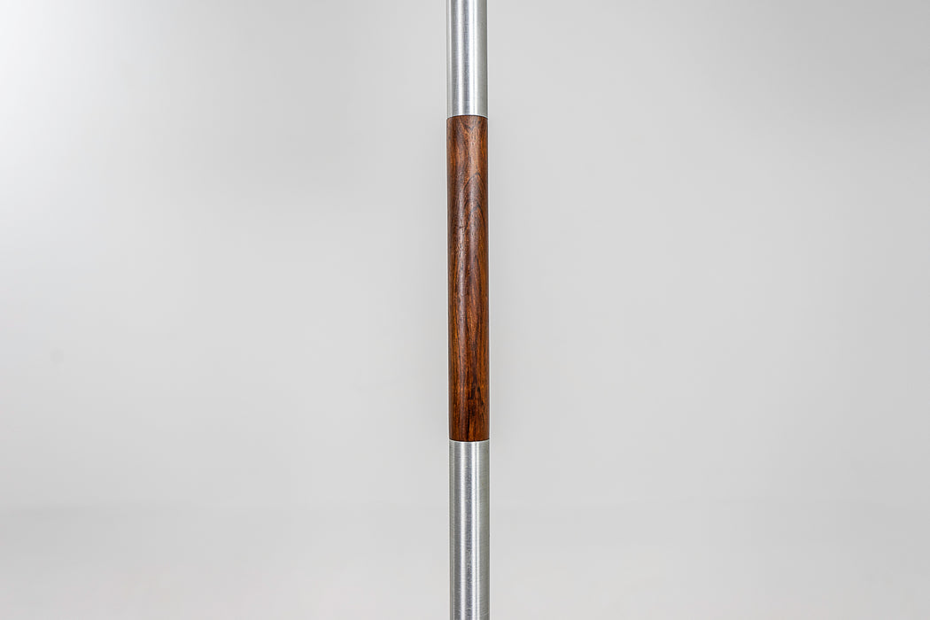 Danish Rosewood & Aluminium Floor Lamp - (321-345.19)