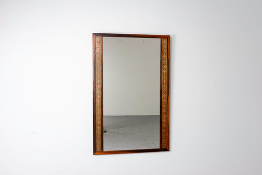 Danish Rosewood & Copper Mirror - (321-341.10)