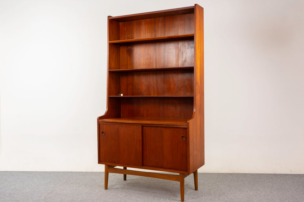 Teak Bookcase/Cabinet - (325-068)