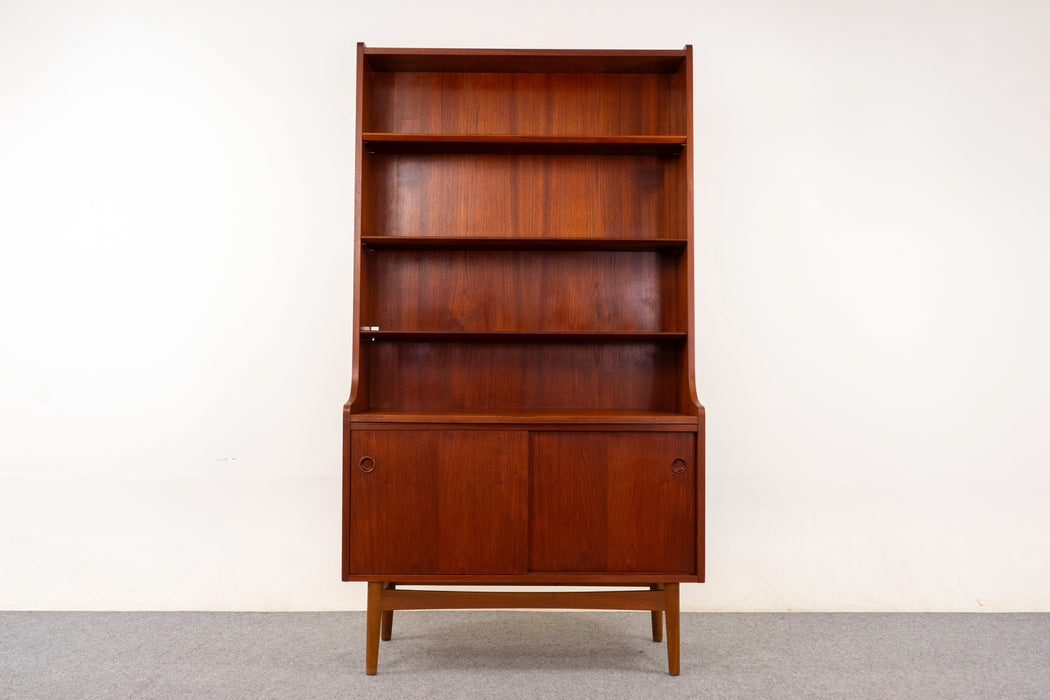 Teak Bookcase/Cabinet - (325-068)