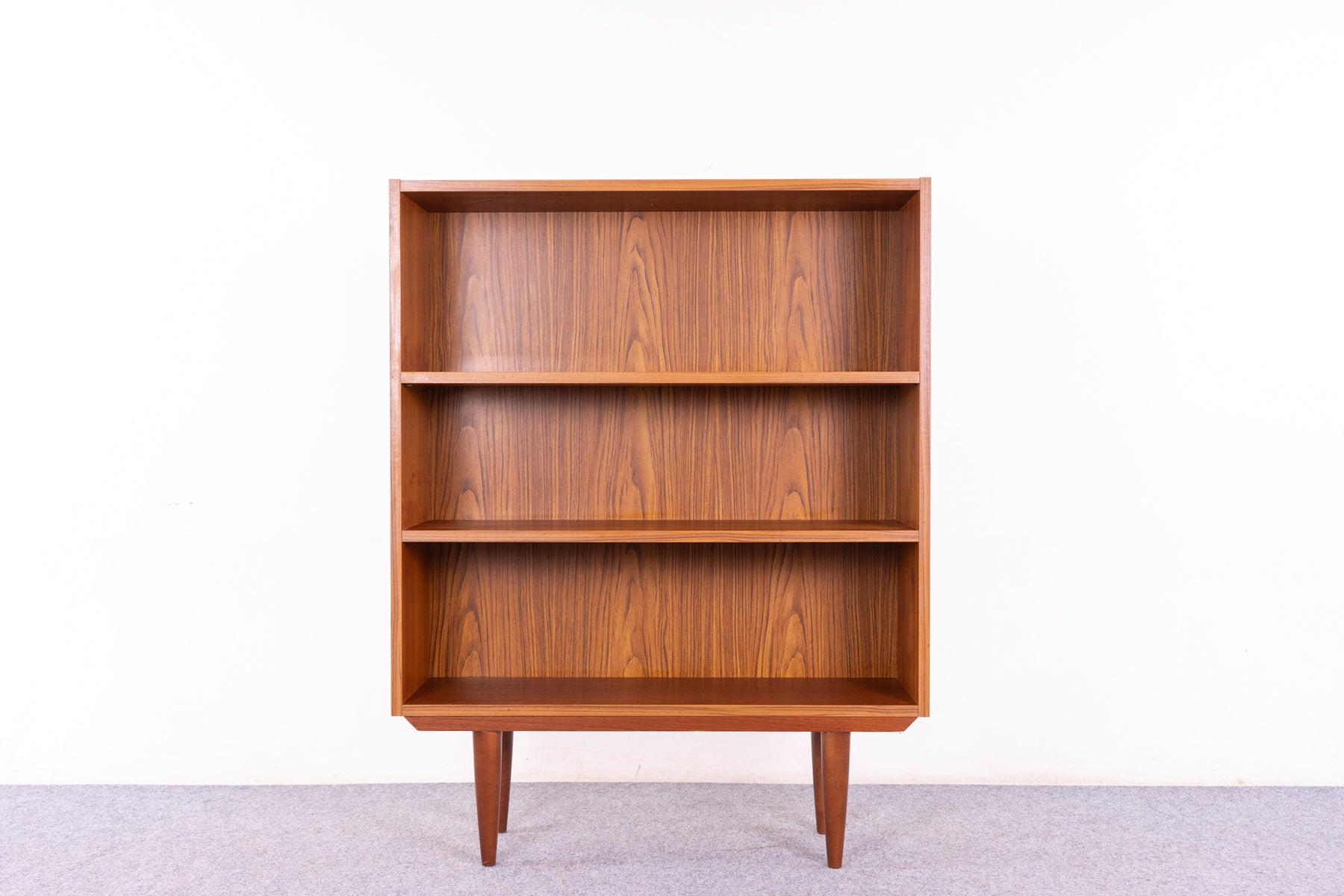 Danish Modern Teak Bookcase - (327-022)