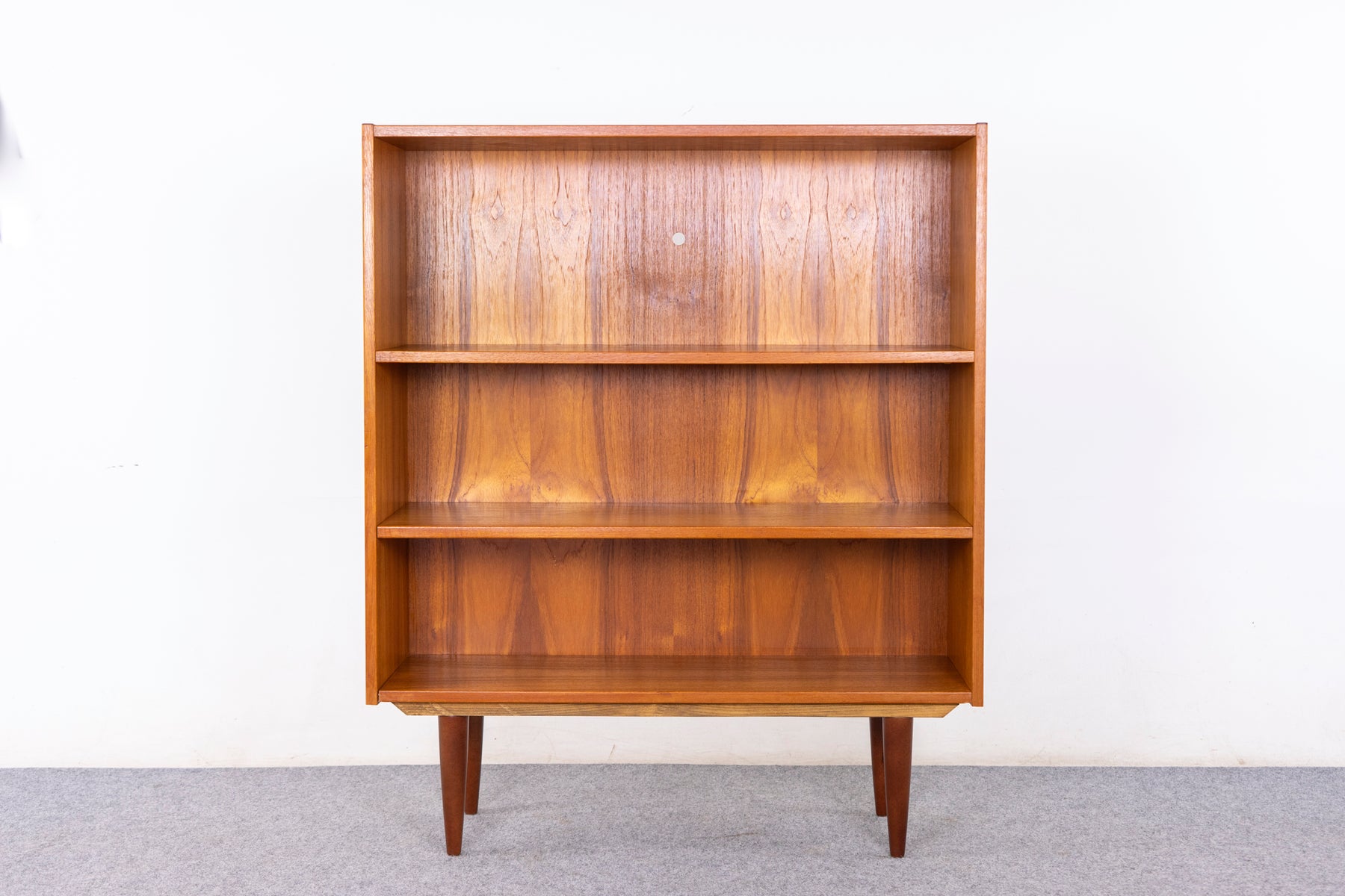 Danish Mid Century Teak Bookcase - (327-054)