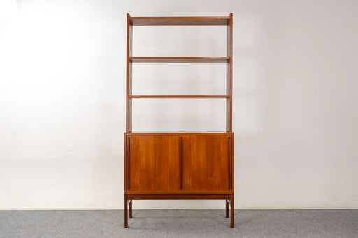 Teak Danish Bookcase Cabinet- (325-060)