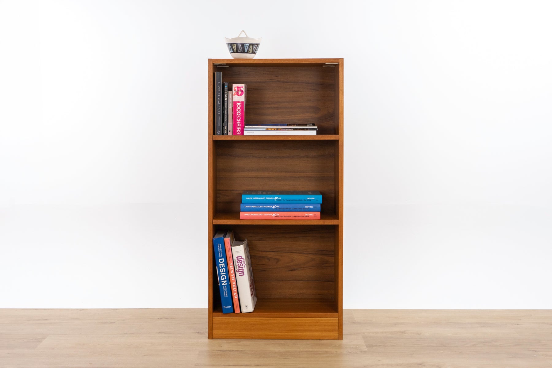 Danish Modern Teak Bookcase - (D1531)