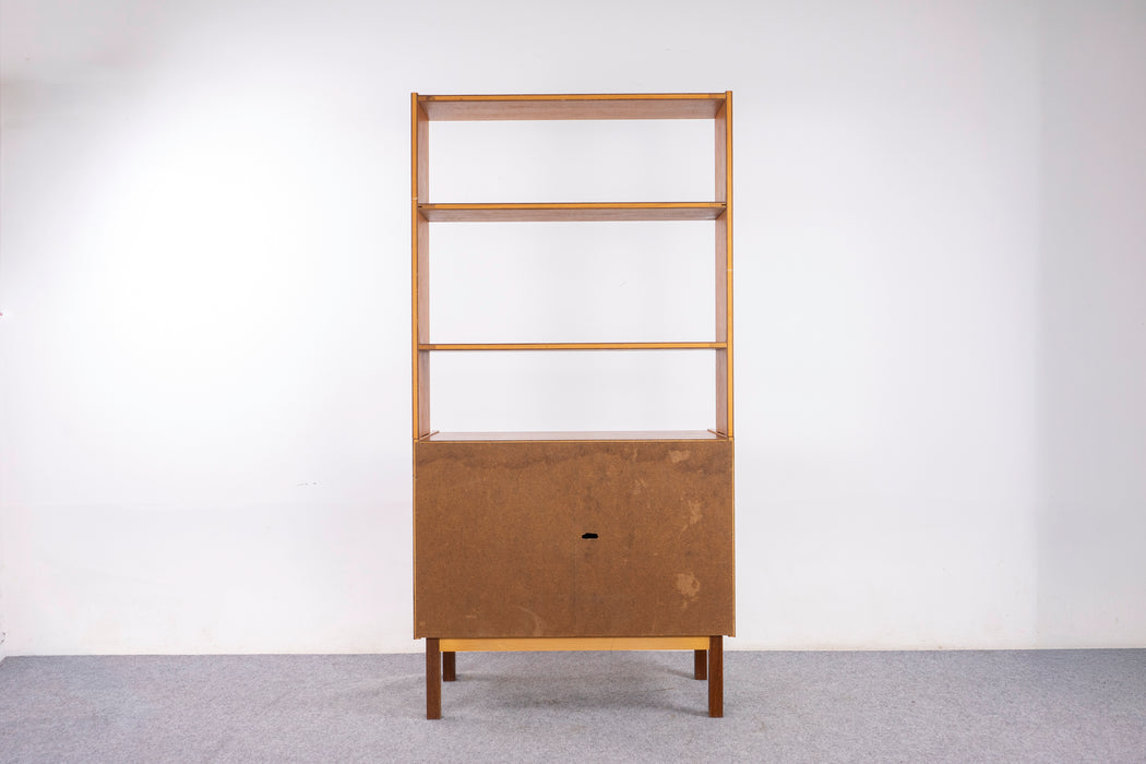 Danish Mid Century Teak Bookcase/Secretary - (327-042)