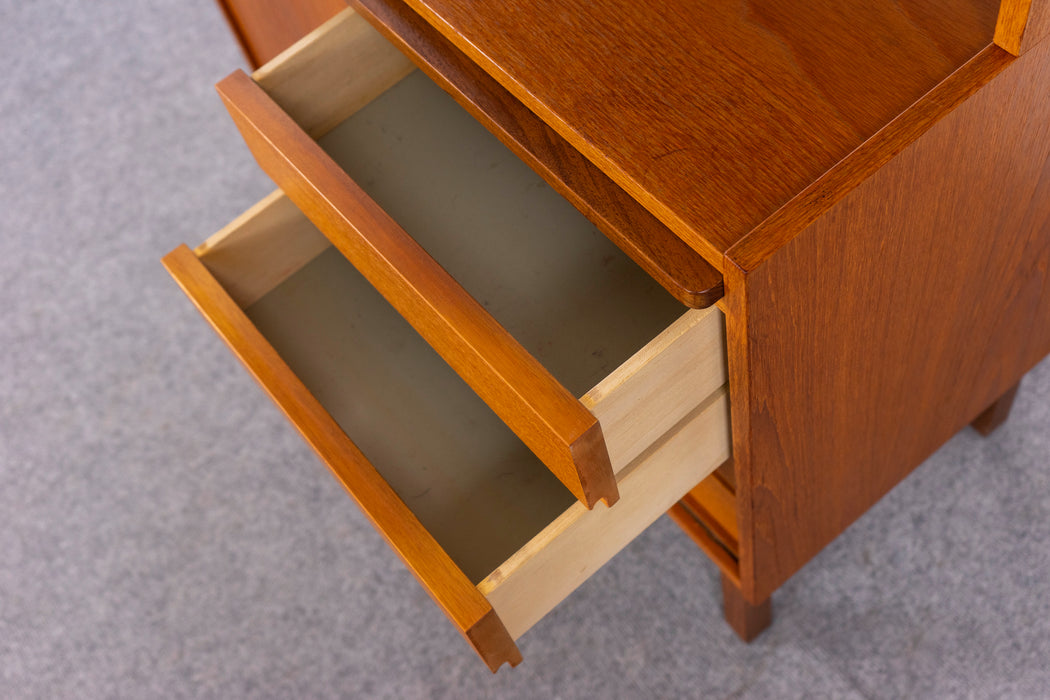 Danish Mid Century Teak Bookcase/Secretary - (327-042)