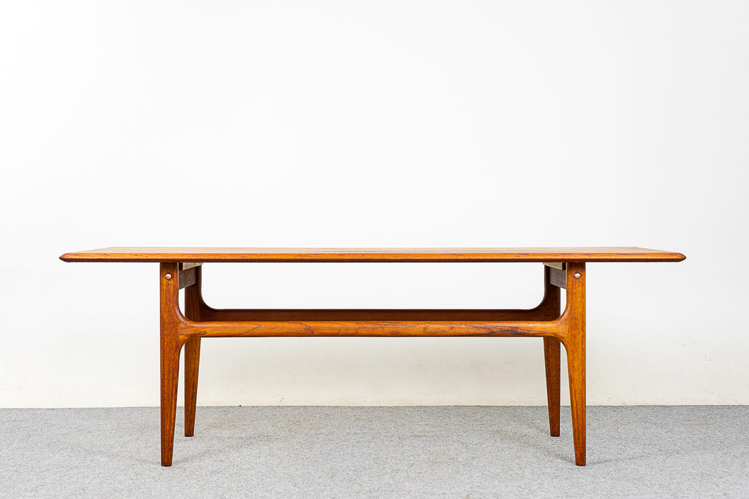 Danish Modern Teak Coffee Table by Trioh - (D1026)