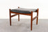 Mid-Century Teak Footstool - (D1152)