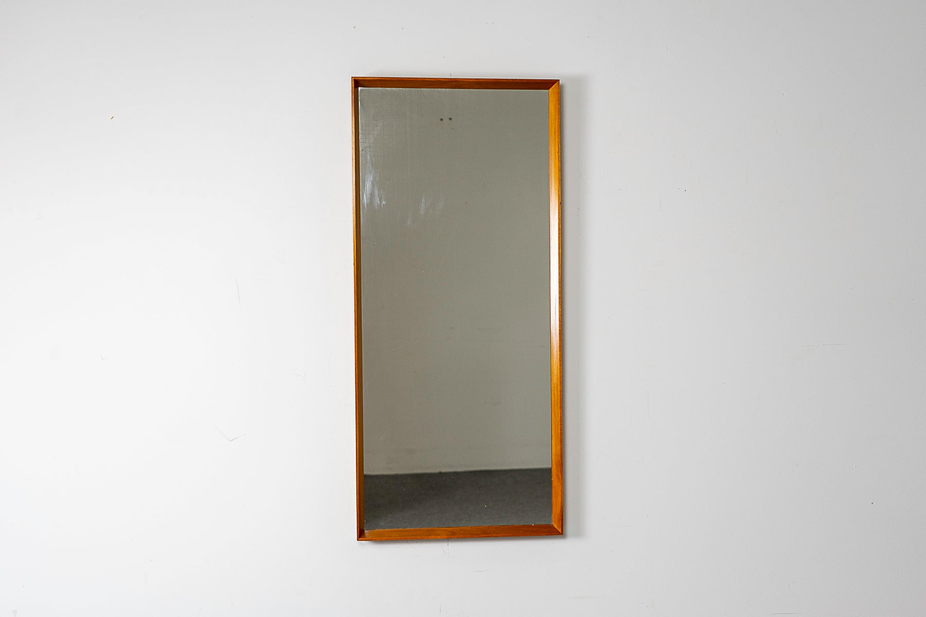 Danish Modern Teak Mirror - (324-142.4)