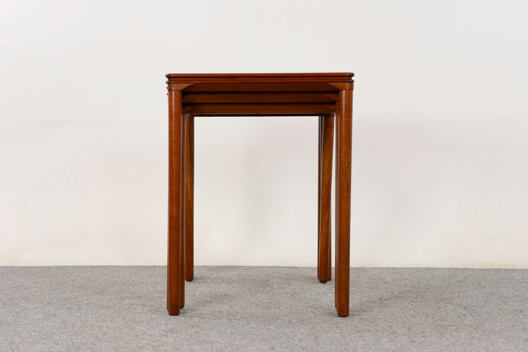 Teak Danish Nesting Tables - (D1142)