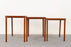 Teak Danish Nesting Tables - (D1142)