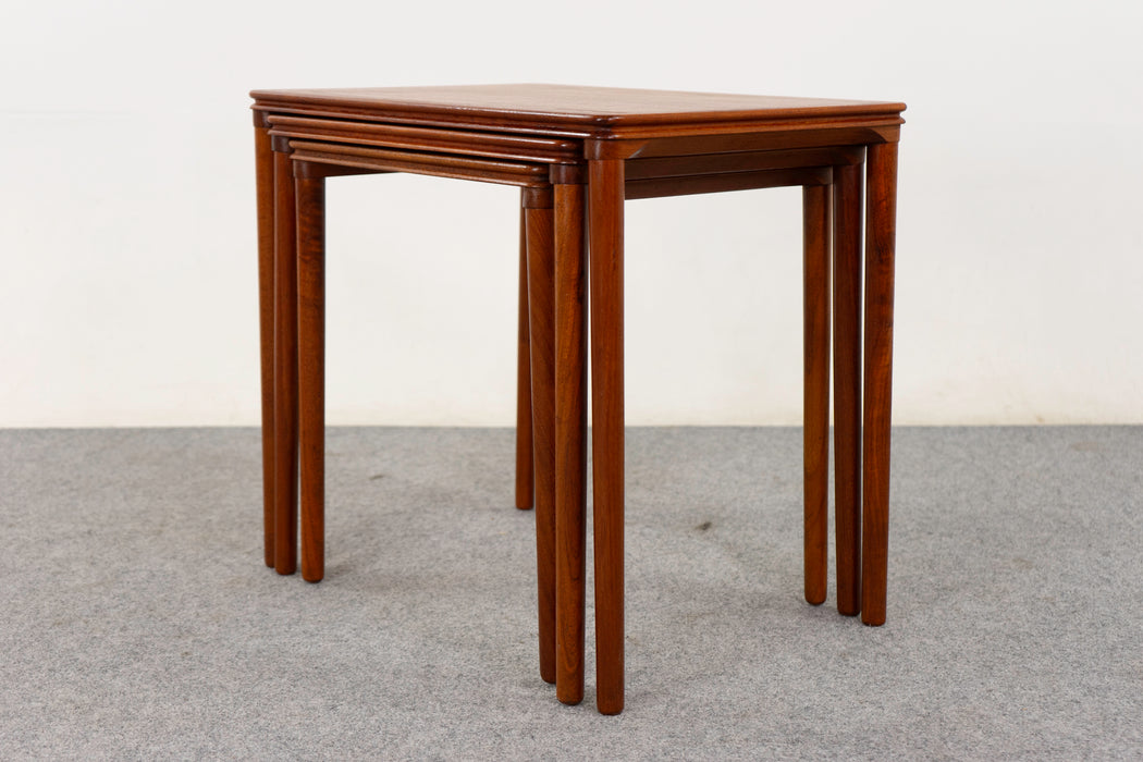 Teak Danish Nesting Tables - (D1142)