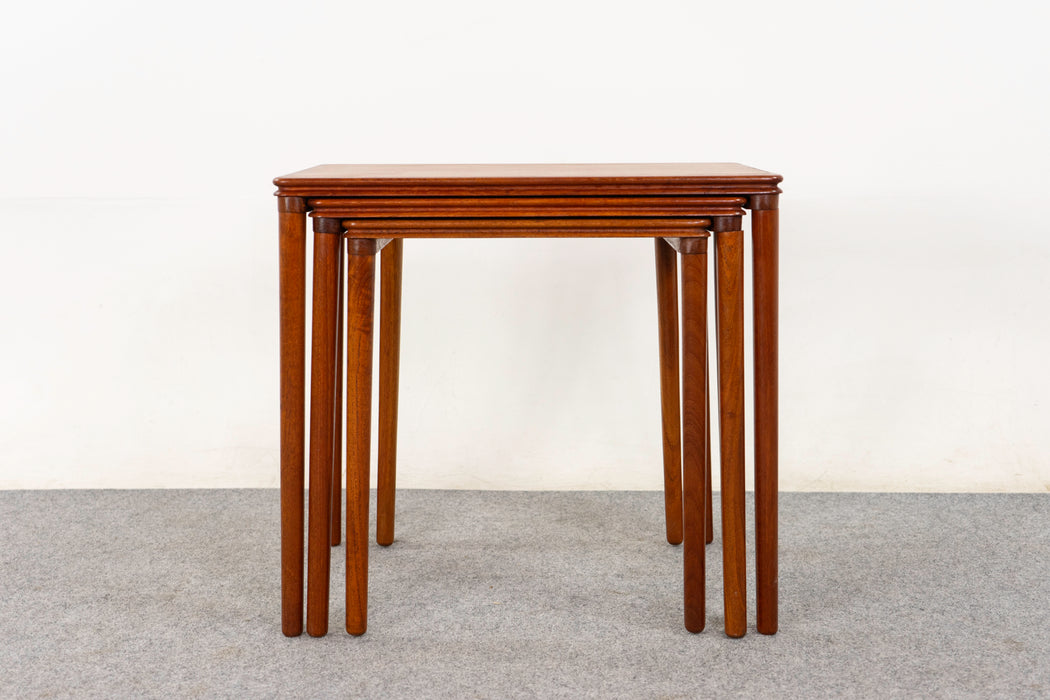 Teak Danish Nesting Tables - (D1142)