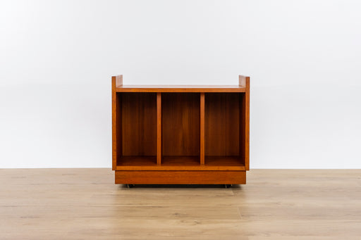Danish Modern Teak Record Cabinet/Side Table - (D1557)